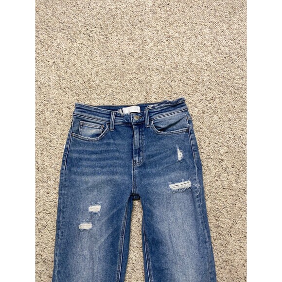 27 Vervet High Rise Ankle Straight Distressed - Picture 2 of 6